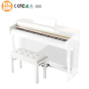 LeGemCharr Upright Piano Keyboard Digital Piano 88 Weighted Keys Midi Controller Keyboard Digital Piano Keyboard