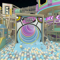 Équipement de parc de trampolines commercial, parc d'aventure pour enfants personnalisé, aire de jeux modulaire souple, certifié ASTM TUV CE