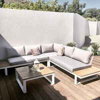 2026 Luxuriöses High-End Patio-Set aus Massivem Teakholz Langlebiges Umweltfreundliches Postmodernes Design Outdoor-Möbel Gartentisch und Stuhl Set