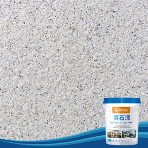 Haute qualité peinture murale extérieure époxy sol résine roche pierre carrelage lavé revêtement couleur sable Texture marbre lavage pierre peinture - Product Image 5
