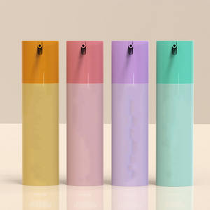 Flacon de lotion couleur macaron en PET, crème pour les mains, lotion pour le corps, emballage cosmétique personnalisé - Product Image 1