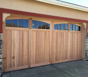 Porte en bois LongTai Porte intérieure en bois massif Design de porte en bois massif Porte de garage enroulable en bois massif - Product Image 1