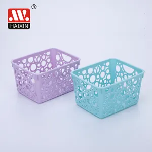 Panier <span class=keywords><strong>de</strong></span> rangement multifonctionnel en plastique coloré pour la maison, <span class=keywords><strong>petit</strong></span> décor, pour tiroir et <span class=keywords><strong>organisateur</strong></span> <span class=keywords><strong>de</strong></span> <span class=keywords><strong>bureau</strong></span> - Product Image 1