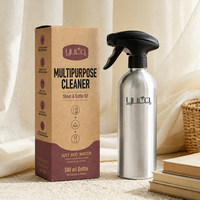 Nettoyant ménager multi-usages OEM écologique à dissolution rapide, élimine l'huile et les taches, spray nettoyant pour cuisine avec feuilles