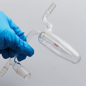 Vetreria da Laboratorio Personalizzata CS Labglass, Resistenti Bubbler Orizzontali in Vetro Borosilicato per <span class=keywords><strong>Esperimenti</strong></span> di Reazione Chimica dei Gas - Product Image 3