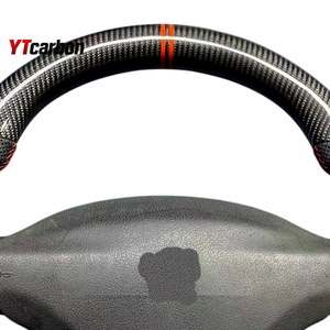 YTcarbon para 5008 <span class=keywords><strong>MK1</strong></span> GT <span class=keywords><strong>GTI</strong></span>, piezas de automóvil, accesorios interiores de coche, estilo de carreras, <span class=keywords><strong>volante</strong></span> de fibra de carbono Real personalizado - Product Image 6