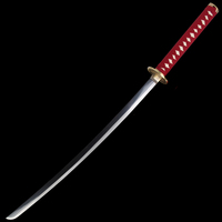 Nouvelle épée de samouraï tissée rouge 2026, coloris rouge et jaune, nouveau design