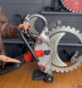 Scie circulaire sans brosse à haute fréquence Coupeur de béton portable <span class=keywords><strong>Machine</strong></span> de découpe murale portable pour la découpe de murs en ciment - Product Image 2