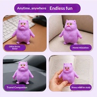 Lala Cat TPR Building Block Handmade Ball Cross-Border Bestseller Slow-Rebound Moldable Cute Squeaky Stress-Relief Toy for Youth