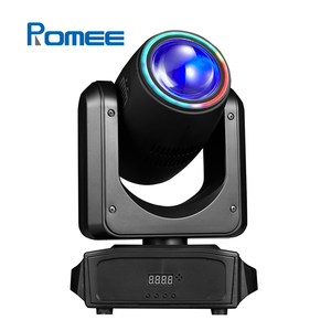 Mini projecteur à tête mobile à double faisceau RGBW 180w avec effet de poursuite d'halo RGB pour DJ Club Party Mariage Événement Éclairage de scène - Product Image 2