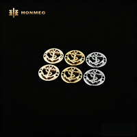 HONMEO Étiquette Métallique en Alliage de Zinc Personnalisée pour Vêtements, Logo de Marque, Vente en Gros