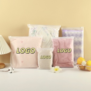 Bolsas de PVC con Cierre y Logotipo Personalizado para Ropa, Camisetas, Embalaje de Regalos, Almacenamiento Práctico en el Armario, Bolsa de Plástico Esmerilado - Product Image 6