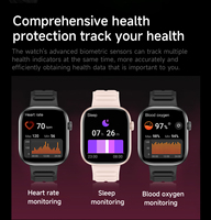 Reloj Inteligente Maxtop con Pantalla Táctil Completa de 1.83 Pulgadas, Brazalete Bluetooth, Moderno e Impermeable