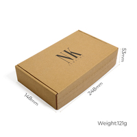 WEIMEI personnalisé imprimé Kraft carton bijoux vêtements boîtes pour emballage cadeau boîte d'expédition