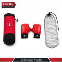 Ensemble de sacs de frappe pour enfants avec support réglable en hauteur, gants de boxe de 4 oz, équipement d'entraînement de boxe gonflable autoportant, vente en gros