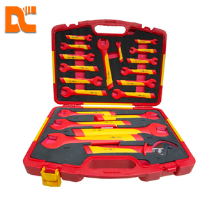 Bộ dụng cụ cờ lê cách điện <span class=keywords><strong>VDE</strong></span> 20 món, chất liệu nhựa ABS và thép, hộp đựng, dùng cho bảo trì, OEM - Product Image 2