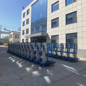 Plataformas DE TRABAJO 6m 8m 10m Plataforma de trabajo aéreo de un solo mástil Elevator150kg 125kg Capacidad Elevador de almacén Tipo de andamio - Product Image 5