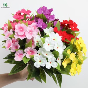 Flores Artificiales <span class=keywords><strong>de</strong></span> Seda Tipo Joya, Ramo <span class=keywords><strong>de</strong></span> Plantas Artificiales para Decoración <span class=keywords><strong>de</strong></span> Hogar, Jardín, Ventana, Caja, Fiesta, Mesa y Jarrón - Product Image 2