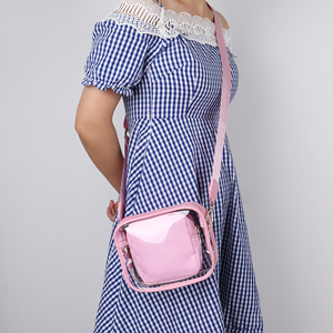 Sacs messager classiques pour femmes, broderie personnalisée, lettres DIY, sac à fermeture éclair en PVC transparent, approuvé pour les stades, hiver, automne, voyage - Product Image 4