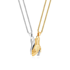 2pcs套磁性情侣项链女孩珠宝情侣项链承诺礼品 - Product Image 3