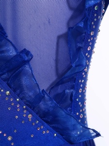 ชุดสเก็ตลีลาสำหรับผู้หญิง ชุดเต้นรำสำหรับการแสดงบนเวที การแสดงสเก็ตน้ำแข็ง ชุดฝึกซ้อมเต้นรำ ชุดสำหรับการแข่งขันเต้นรำ - Product Image 4