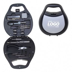 Juego de 24 Herramientas Manuales, Juego de Herramientas Generales para el Hogar, para Reparaciones de Automóviles, para Personal de Mantenimiento - Product Image 1