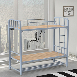 Top-Betrouwbare Student Stapelbed Metalen Slaapzaal Met Trap Voor Campus Accommodatie Wonen - Product Image 6