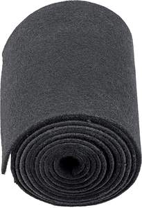 Tissu feutre de coffre de voiture bon marché 21oz 600g polyester tapis marin pour couchette de remorque de bateau, tapis non tissé noir épais, poinçon d'aiguille - Product Image 2