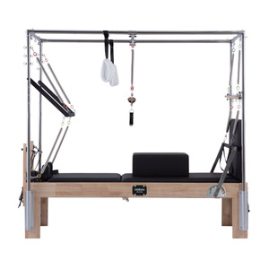 Macchina <span class=keywords><strong>Pilates</strong></span> Combinata <span class=keywords><strong>Reformer</strong></span> Trapeze in Legno d'Acero con Funzioni Multiple e <span class=keywords><strong>Benefici</strong></span> per la Salute - Product Image 1