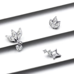 <span class=keywords><strong>Tridente</strong></span> <span class=keywords><strong>de</strong></span> Poseidón <span class=keywords><strong>de</strong></span> Titanio ASTM F136, Joyería para Piercing <span class=keywords><strong>de</strong></span> Oreja, Ombligo y Labret, Extremos Internamente Roscados - Product Image 2