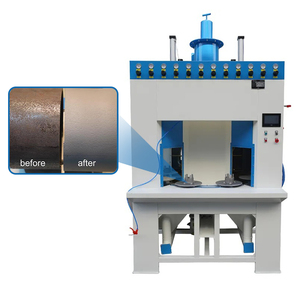 Cabine de sablage rotative automatique haute performance, machine de sablage par lots pour l'élimination de la rouille - Product Image 1