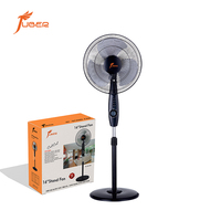 Ventilateur sur pied 40W à oscillation 3 vitesses, 3 pales, 16 pouces, refroidi, type simple, très recommandé, en promotion