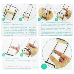 Boules en acier inoxydable, tissage <span class=keywords><strong>pour</strong></span> Bracelets et colliers, bijoux, faire soi-même, Machine <span class=keywords><strong>à</strong></span> tricoter, fait <span class=keywords><strong>à</strong></span> la main, outil de bricolage, 10 pièces - Product Image 3