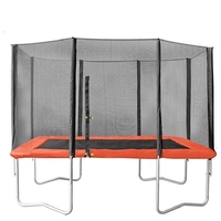Venta Directa de Fábrica de Trampolines Rectangulares Plegables para Niños y Adultos, Materiales de PP y PVC para Saltar al Aire Libre
