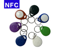 Haute qualité NFC keyfobsT5577 125KHZ TK4100 EM4100 RFID porte-clés personnalisable ABS contrôle d'accès porte-clés QR code rfid porte-clés