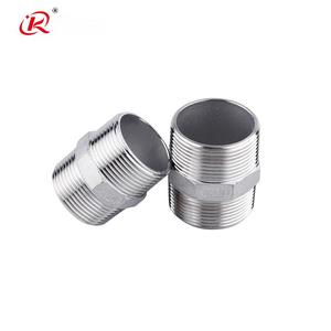 KQ thép không gỉ SS 304 316L Hex đôi nam chủ đề thủy lực kết nối <span class=keywords><strong>NPT</strong></span> bspt ống nước núm vú đánh bóng ống phụ kiện đường ống - Product Image 5