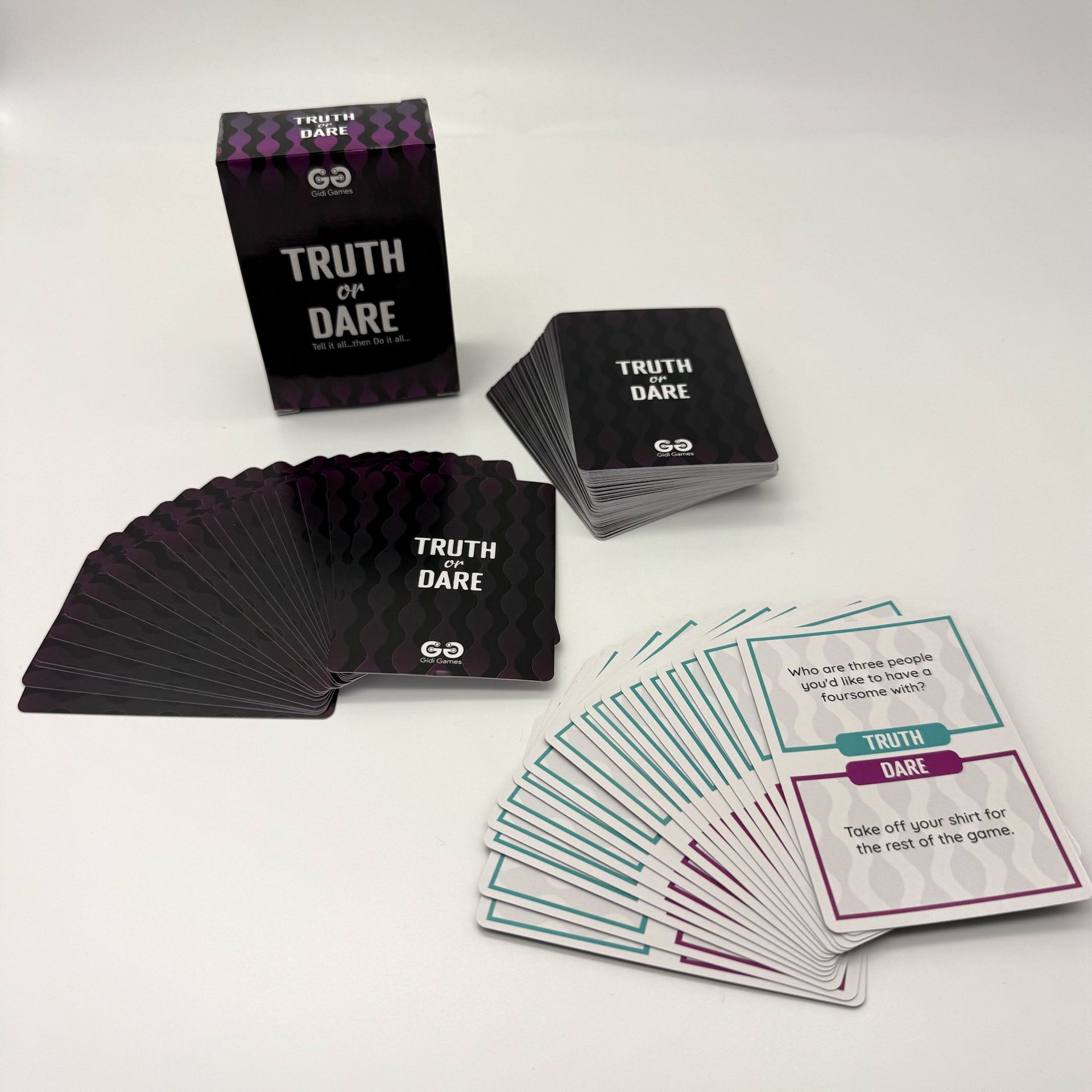 Noir-noir 100 cartes-vérité ou oser