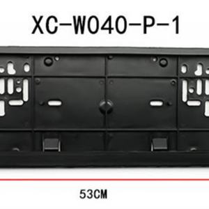 Marco de Matrícula de Plástico Negro Tamaño Estándar Europeo, Soporte para Placa de Matrícula Tamaño Arabia Saudita Medio Oriente - Product Image 5