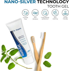 Nouveauté : Dentifrice à la nano-hydroxyapatite pour une fraîcheur intense de 12 heures, blanchissant les dents, dentifrice argenté - Product Image 3