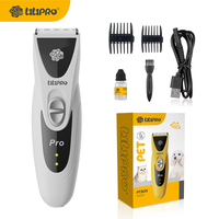 LILIPRO PT305 Professioneller Elektrischer Tierhaarschneider Leiser Hundehaarschneider Kabellose Katzenpflege-Produktset