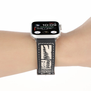 Correa de Cuero YHQ para <span class=keywords><strong>Apple</strong></span> <span class=keywords><strong>Watch</strong></span>, Deportiva, Casual, Resistente al Agua, para las Series Ultra2, SE, 42/44/45/49mm - Product Image 3