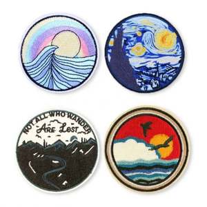 Personalized Customized Logo Embroidered <b>Patch</b> Custom Anime Spaceman Embroidery Letter Chenille <b>Patches</b> - Product Image 4