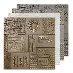 Cina Terbaru Perekat Diri Pelindung 70*70Cm XPE Busa 3D Wallpaper DIY Dinding Dekorasi Dinding Batu Bata Stiker Dinding