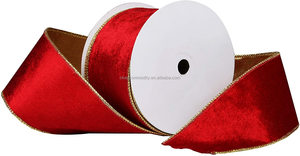 <span class=keywords><strong>De</strong></span> acuerdo, <span class=keywords><strong>cinta</strong></span> <span class=keywords><strong>de</strong></span> borde con cable <span class=keywords><strong>de</strong></span> <span class=keywords><strong>terciopelo</strong></span> rojo personalizado <span class=keywords><strong>de</strong></span> Navidad <span class=keywords><strong>de</strong></span> <span class=keywords><strong>terciopelo</strong></span> rojo <span class=keywords><strong>de</strong></span> 2,5 pulgadas para coronas <span class=keywords><strong>de</strong></span> árboles, lazos para envolver regalos, guirnaldas, decoración artesanal para el hogar - Product Image 2