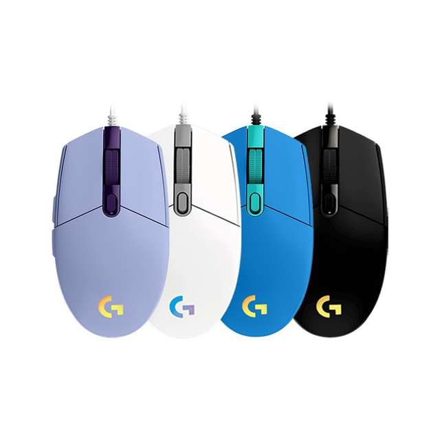 X510 G102 Wired Gaming Mouse Backlit Side Button Glare Mouse Macro Laptop Usb Home Office G102