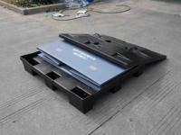 Caisse en plastique pliable, robuste, empilable, recyclable, écologique, pliable, pour le stockage