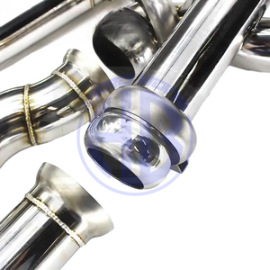 Deleville tuyau d'échappement de voiture longueur égale tuyau moyen pour BMW M3/M4 F8X M2 compétition F80 F82 F83 S55 3.0T 2014-19 acier inoxydable - Product Image 5