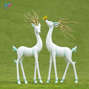Escultura de Animales de Resina Personalizada, Adorno Artesanal, Decoración Pintada Duradera para Parques y Paisajes Exteriores - Product Image 1