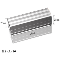 Boîtier de jonction en aluminium, boîtier en aluminium de type divisé, boîtier extrudé avec vis, boîte métallique pour le blindage de module de communication