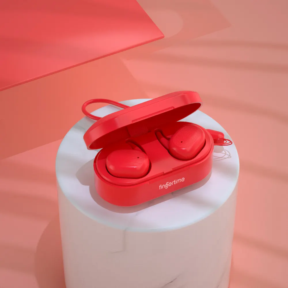 New Arrival Touch Control Wireless Earphones Mini tws red earbuds